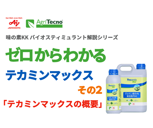 ゼロからわかるテカミンマックス 　その2（全4回）